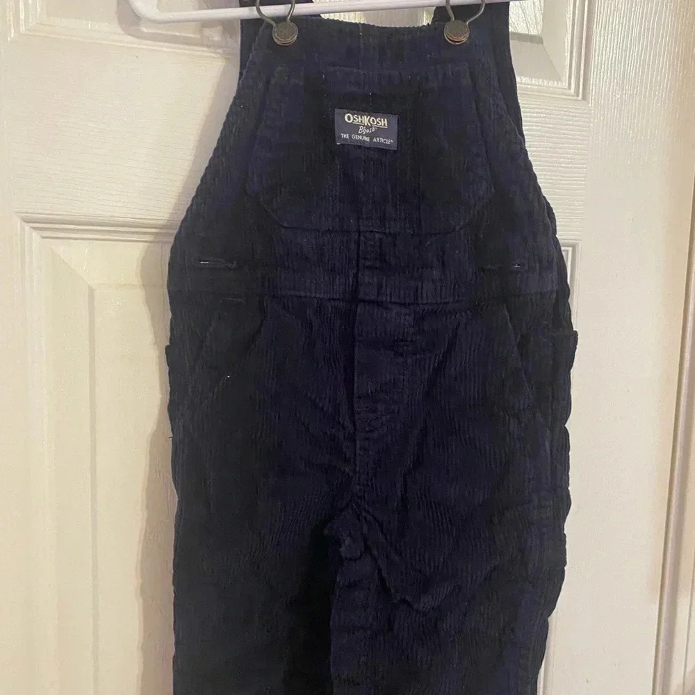Navy Oshkosh B’Gosh Corduroy Overalls